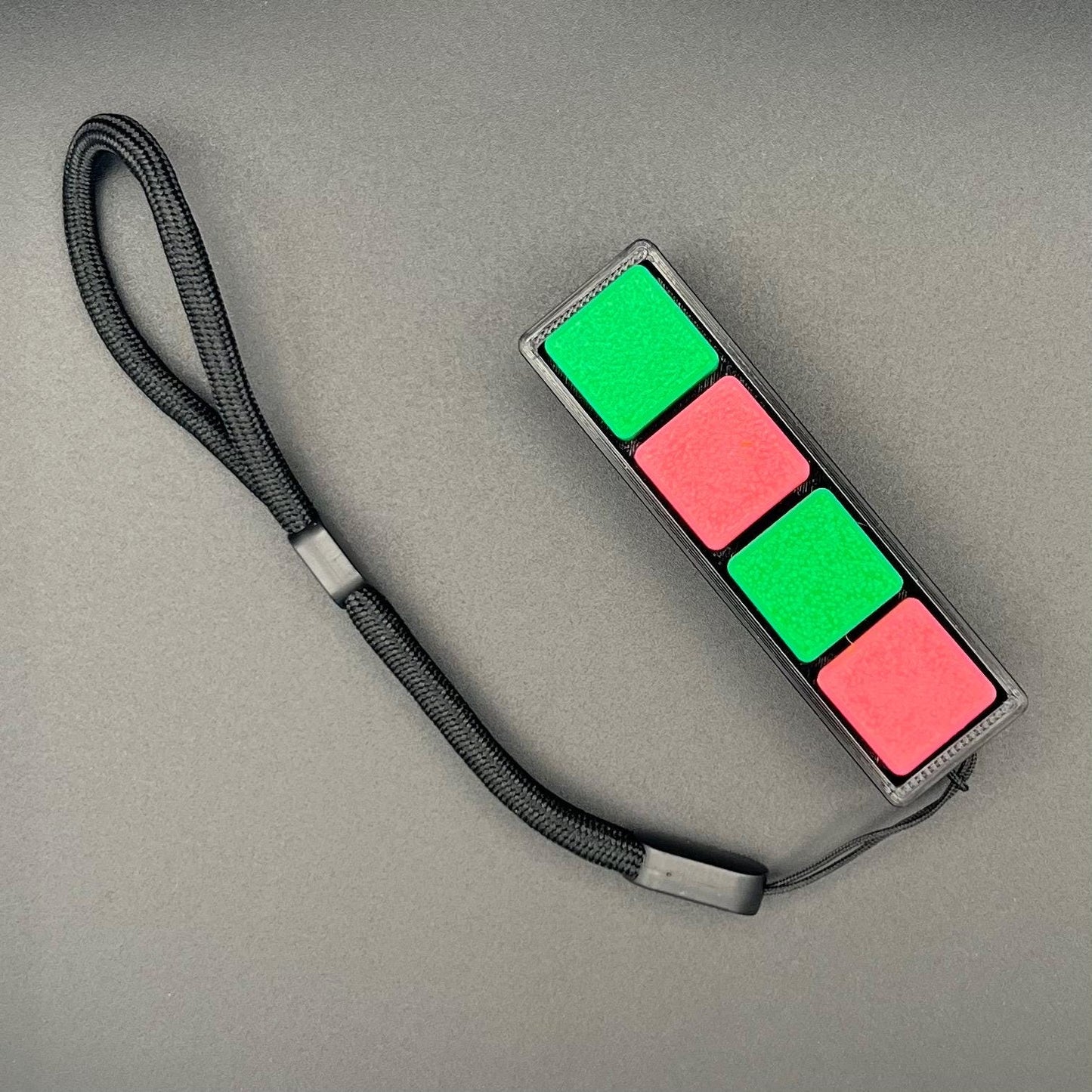4 Key Fidget Clicker with Lanyard Fidget Toy